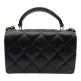 シャネル CHANEL トップハンドル ミニフラップバッグ AP4568 ブラック ゴールド金具 キャビアスキン レディース ショルダーバッグ