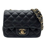 シャネル CHANEL ミニ マトラッセ A35200 29番台 ブラック ゴールド金具 ラムスキン レディース ショルダーバッグ