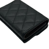 シャネル CHANEL クラシック スモールフラップ ウォレット AP0230 31番台 ブラック キャビア レディース 三つ折り財布