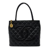 シャネル CHANEL 復刻トート A01804 5番台 ブラック ゴールド金具 キャビアスキン レディース トートバッグ
