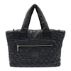 シャネル CHANEL コココクーントートGM A47107 17番台 ブラック ナイロン/レザー レディース トートバッグ