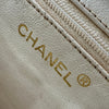 シャネル CHANEL マトラッセ ミニハンドバッグ A18004 3番台 ホワイト ゴールド金具 キャビアスキン レディース ハンドバッグ