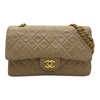 シャネル CHANEL マトラッセ25 A01112 2番台 ベージュ ゴールド金具 ラムスキン レディース ショルダーバッグ