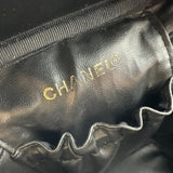 シャネル CHANEL バニティバッグ A01998 5番台 ブラック ゴールド金具 キャビアスキン レディース ハンドバッグ