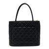 シャネル CHANEL 復刻トート A01804 7番台 ブラック ゴールド金具 キャビアスキン レディース トートバッグ