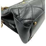 シャネル CHANEL マトラッセ チェーンハンドバッグ A67493 17番台 ブラック ゴールド金具 カーフスキン レディース ハンドバッグ