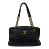 シャネル CHANEL マトラッセ チェーンハンドバッグ A67493 17番台 ブラック ゴールド金具 カーフスキン レディース ハンドバッグ