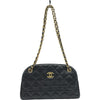シャネル CHANEL マトラッセ スモールボーリングバッグ AS6135 ブラック ゴールド金具 キャビアスキン レディース ショルダーバッグ