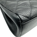 シャネル CHANEL マトラッセ スモールボーリングバッグ AS6135 ブラック ゴールド金具 キャビアスキン レディース ショルダーバッグ