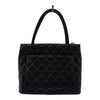 シャネル CHANEL 復刻トート A01804 5番台 ブラック シルバー金具 キャビアスキン レディース トートバッグ