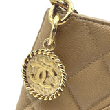 シャネル CHANEL 復刻トート A01804 8番台 ベージュ ゴールド金具 キャビアスキン レディース ハンドバッグ