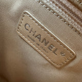 シャネル CHANEL GSTチェーントートバッグ A50995 12番台 ベージュ シルバー金具 キャビアスキン レディース トートバッグ