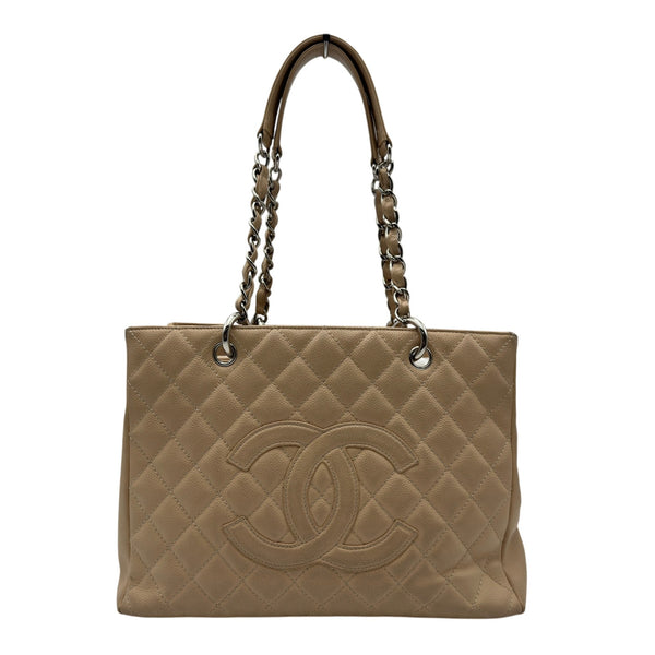 シャネル CHANEL GSTチェーントートバッグ A50995 12番台 ベージュ