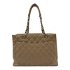 シャネル CHANEL GSTチェーントートバッグ A50995 12番台 ベージュ シルバー金具 キャビアスキン レディース トートバッグ