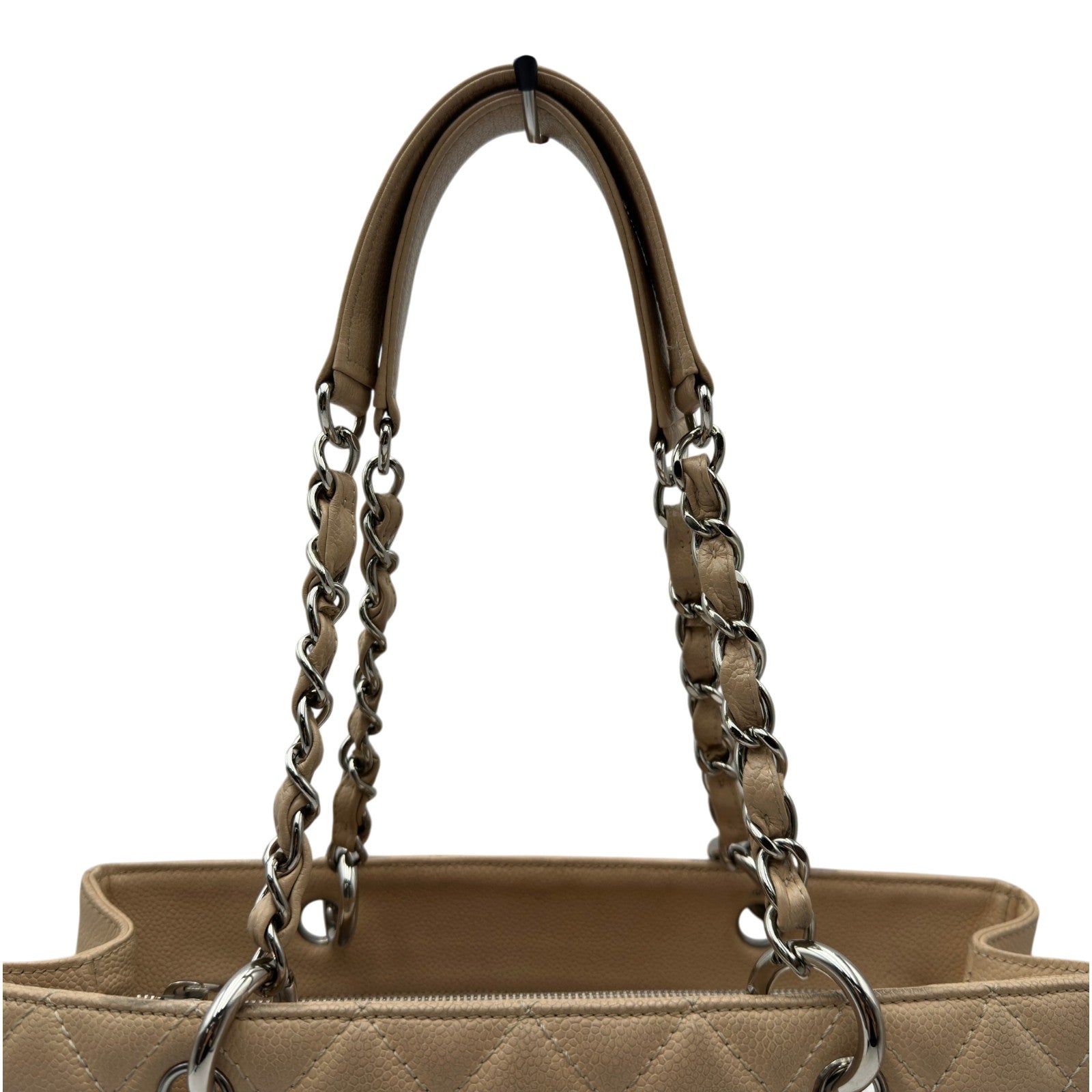 シャネル CHANEL GSTチェーントートバッグ A50995 12番台 ベージュ