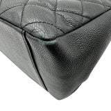 シャネル CHANEL GSTチェーントートバッグ A50995 14番台 ブラック シルバー金具 キャビアスキン レディース トートバッグ