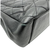 シャネル CHANEL GSTチェーントートバッグ A50995 14番台 ブラック シルバー金具 キャビアスキン レディース トートバッグ
