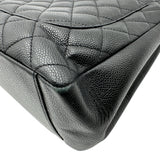 シャネル CHANEL GSTチェーントートバッグ A50995 14番台 ブラック シルバー金具 キャビアスキン レディース トートバッグ