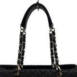 シャネル CHANEL GSTチェーントートバッグ A50995 14番台 ブラック シルバー金具 キャビアスキン レディース トートバッグ