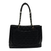 シャネル CHANEL GSTチェーントートバッグ A50995 14番台 ブラック シルバー金具 キャビアスキン レディース トートバッグ