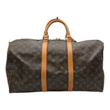 ルイ・ヴィトン LOUIS VUITTON キーポル・バンドリエール50 M41416 ブラウン モノグラム/レザー レディース ボストンバッグ
