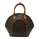 ルイ・ヴィトン LOUIS VUITTON エリプスMM M51126 ブラウン モノグラム/レザー レディース ハンドバッグ