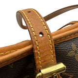 ルイ・ヴィトン LOUIS VUITTON バケットPM M42238 ブラウン モノグラム/レザー レディース トートバッグ