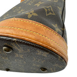 ルイ・ヴィトン LOUIS VUITTON バケットPM M42238 ブラウン モノグラム/レザー レディース トートバッグ