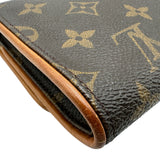 ルイ・ヴィトン LOUIS VUITTON ポシェット・ツインGM M51852 ブラウン モノグラム/レザー レディース ショルダーバッグ