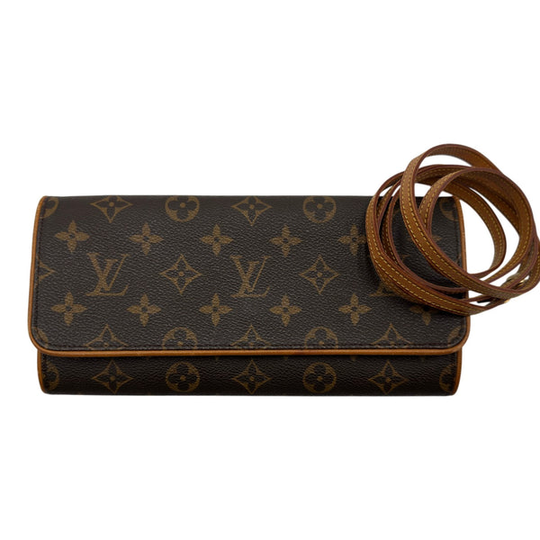ルイ・ヴィトン LOUIS VUITTON ポシェット・ツインGM M51852 ブラウン