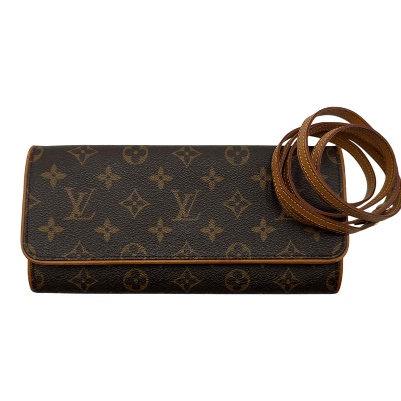 ルイヴィトン ポシェットツイン GM モノグラム M51852 クラッチバッグ ルイ・ヴィトン LOUIS VUITTON ポシェット・ツインGM M51852 ブラウン