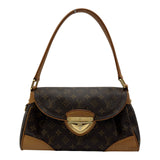 ルイ・ヴィトン LOUIS VUITTON ビバリーMM M40121 ブラウン モノグラム/レザー レディース ハンドバッグ