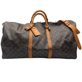 ルイ・ヴィトン LOUIS VUITTON キーポル・バンドリエール60 M41412 ブラウン モノグラムキャンバス ユニセックス ボストンバッグ