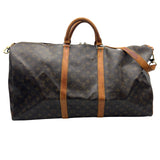 ルイ・ヴィトン LOUIS VUITTON キーポル・バンドリエール60 M41412 ブラウン モノグラムキャンバス ユニセックス ボストンバッグ