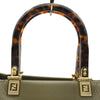 フェンディ FENDI サンシャイン ミディアム 8BH386 カーキ カーフ レディース トートバッグ ショルダーバッグ