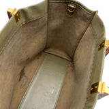 フェンディ FENDI サンシャイン ミディアム 8BH386 カーキ カーフ レディース トートバッグ ショルダーバッグ