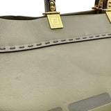 フェンディ FENDI サンシャイン ミディアム 8BH386 カーキ カーフ レディース トートバッグ ショルダーバッグ