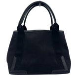 バレンシアガ BALENCIAGA ネイビーカバスS 339933 ブラック キャンバス レディース トートバッグ
