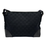 グッチ GUCCI GGキャンバス ショルダーバッグ 114273 ブラック GGキャンバス/レザー レディース ショルダーバッグ