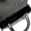 クリスチャン・ディオール Christian Dior レディディオール ミディアム M05650N6E ブラック カナージュラムスキン レディース ショルダーバッグ