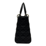 クリスチャン・ディオール Christian Dior レディディオール ミディアム M05650N6E ブラック カナージュラムスキン レディース ショルダーバッグ