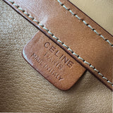 セリーヌ CELINE マカダム ショルダーバッグ ブラウン PVC/レザー レディース ショルダーバッグ