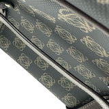 ロエベ LOEWE アナグラム ハンドバッグ OB1724 ブラウン シルバー金具 PVC レディース