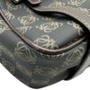 ロエベ LOEWE アナグラム ハンドバッグ OB1724 ブラウン シルバー金具 PVC レディース