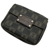 ロエベ LOEWE アナグラム ハンドバッグ OB1724 ブラウン シルバー金具 PVC レディース