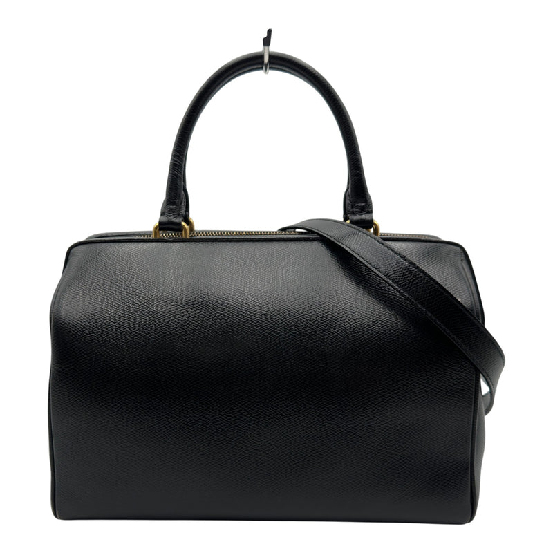 セリーヌ ボストンバッグ セリーヌ CELINE スモールボストン ブラック レザー レディース