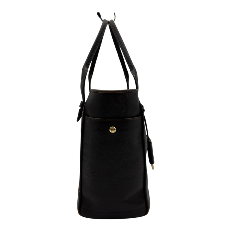 ロエベ LOEWE ヘリテージ トートバッグ ブラウン レザー レディース