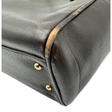 ロエベ LOEWE ヘリテージ トートバッグ ブラウン レザー レディース トートバッグ