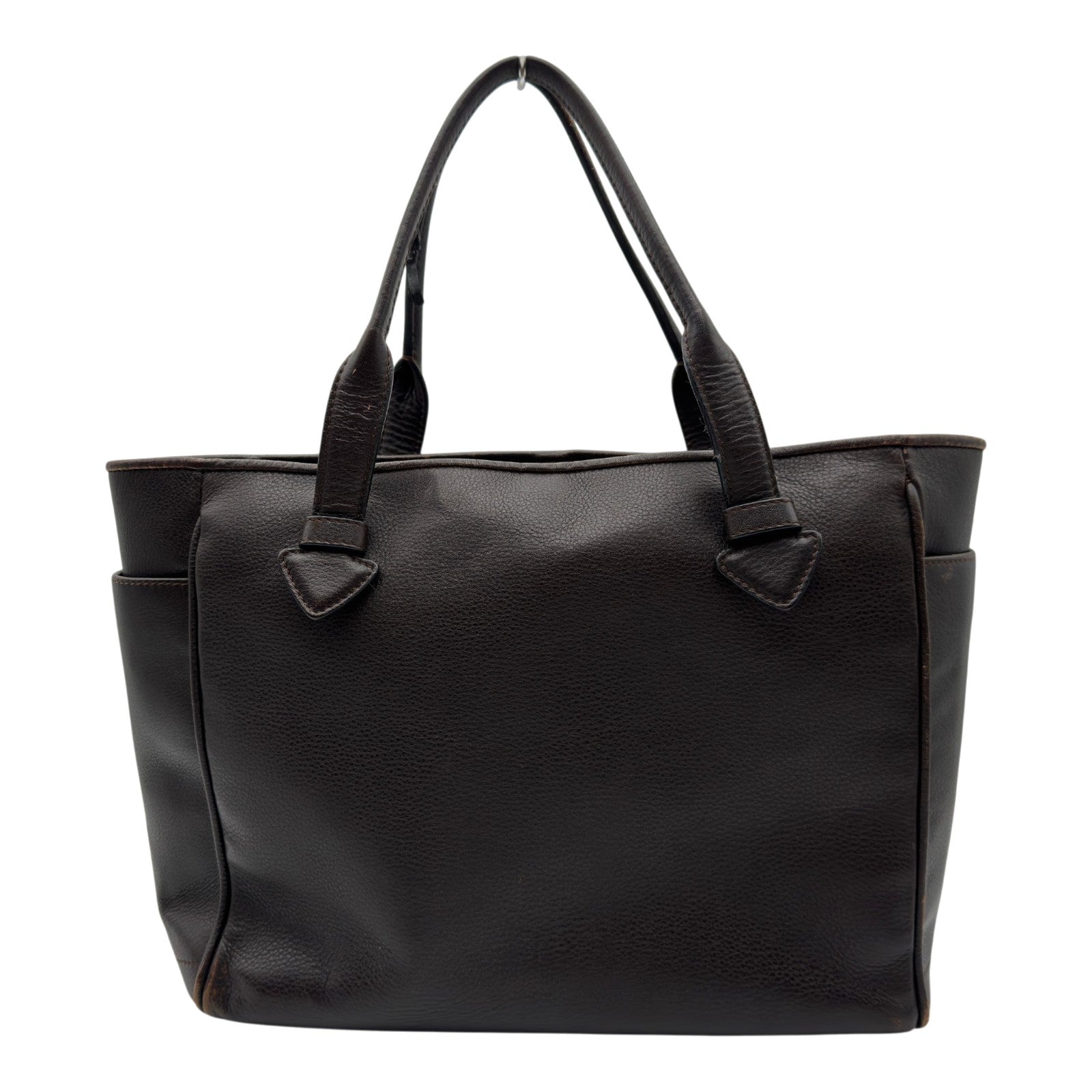 LOEWE ヘリテージ トートバッグ ブラウン レザー ロエベ LOEWE ヘリテージ トートバッグ ブラウン レザー レディース