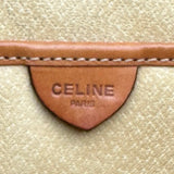 セリーヌ CELINE マカダム トップハンドルバッグ ブラウン PVC レディース ハンドバッグ